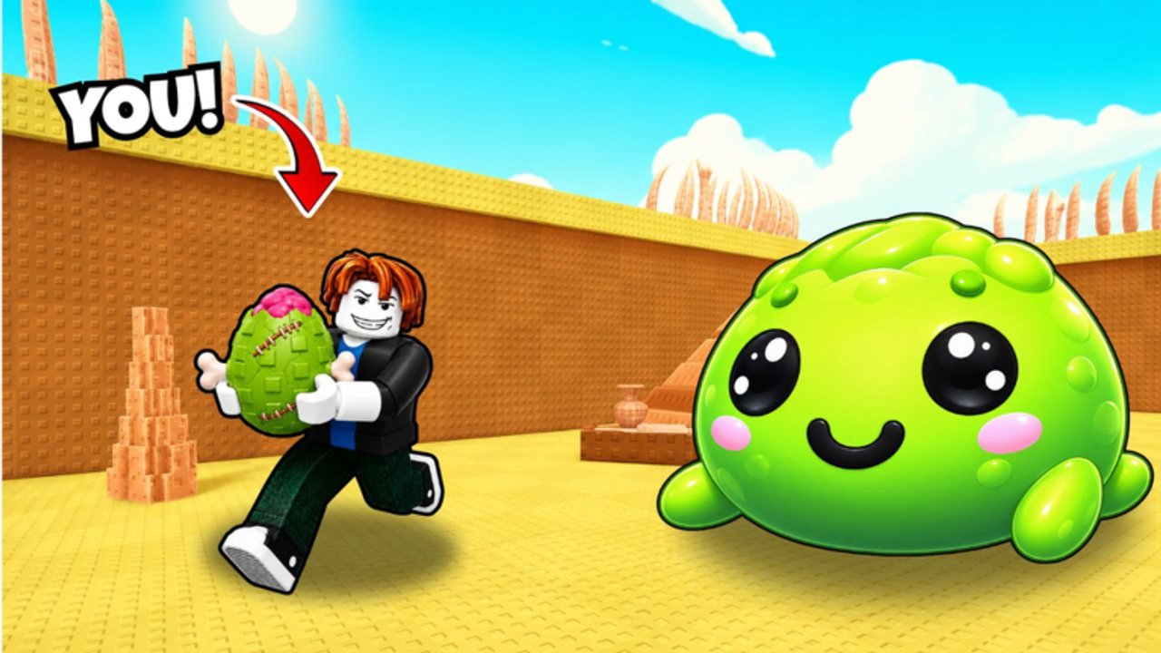 Steal an Egg for Squishy Dumplings — base treadmill, Dumplings, and zone overview on Roblox